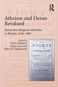 Cover: Atheism and Deism Revalued - Routledge