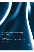 Cover: Communication in Accounting Education - Routledge
