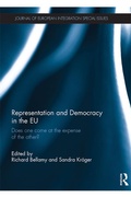 Cover: Representation and Democracy in the EU - Routledge