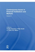 Cover: Contemporary Issues in Financial Institutions and Markets - Routledge