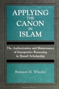 Cover: Applying the Canon in Islam - State University of New York Press