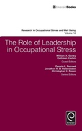 Cover: The Role of Leadership in Occupational Stress - Emerald Group Publishing Limited