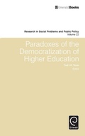 Cover: Paradoxes of the Democratization of Higher Education - Emerald Group Publishing Limited