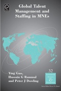 Cover: Global Talent Management and Staffing in MNEs - Emerald Group Publishing Limited