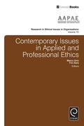 Cover: Contemporary Issues in Applied and Professional Ethics - Emerald Group Publishing Limited