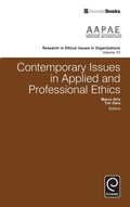 Cover: Contemporary Issues in Applied and Professional Ethics - Emerald Group Publishing Limited