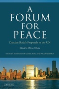 Cover: A Forum for Peace - I.B. Tauris