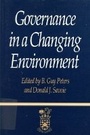 Cover: Governance in a Changing Environment - McGill-Queen's University Press