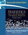Cover: Statistics for the Behavioral and Social Sciences - Pearson