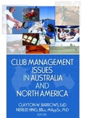 Cover: Club Management Issues in Australia and North America - Routledge