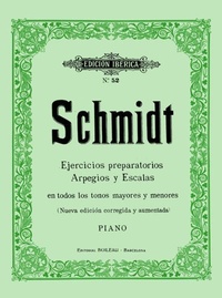 Abbildung von: Ejercicios preparatotios arpegios y escalas en todos los tonos mayores y menores : para piano - Editorial de Música Boileau, S.L.