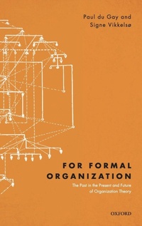 Enlarge image Cover: For Formal Organization - Oxford University Press