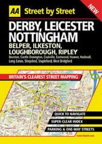 Abbildung von: AA Street by Street Derby, Leicester, Nottingham - Automobile Association