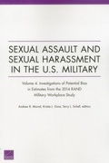 Cover: Sexual Assault and Sexual Harassment in the U.S. Military - RAND