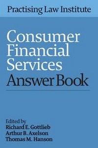 Abbildung von: Consumer Financial Services Answer Book 2016 - Practising Law Institute