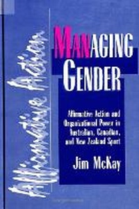 Enlarge image Cover: Managing Gender - State University of New York Press