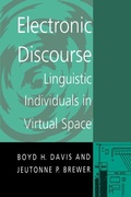 Cover: Electronic Discourse - State University of New York Press