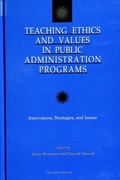 Cover: Teaching Ethics and Values in Public Administration Programs - State University of New York Press