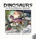 Cover: Dinosaurs: A Coloring Book by William Stout - Insight Editions
