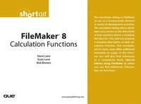 Enlarge image Cover: FileMaker 8 Calculation Functions (Digital Short Cut) - Que