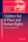 Cover: 'Children Out of Place' and Human Rights - Springer