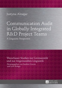 Enlarge image Cover: Communication Audit in Globally Integrated R«U38»D Project Teams - Peter Lang Verlag