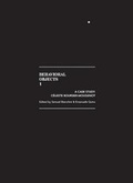 Cover: Behavioral Objects I - A Case Study: Celeste Boursier-Mougenot - Sternberg Press