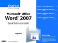 Cover: Microsoft Office Word 2007 Quick Reference Guide - Sams Publishing
