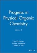 Cover: Progress in Physical Organic Chemistry, Volume 3 - Wiley