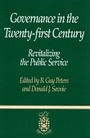 Cover: Governance in the Twenty-first Century - McGill-Queen's University Press
