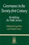 Cover: Governance in the Twenty-first Century - McGill-Queen's University Press