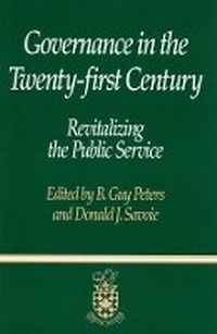 Enlarge image Cover: Governance in the Twenty-first Century - McGill-Queen's University Press