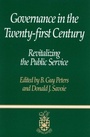 Cover: Governance in the Twenty-first Century - McGill-Queen's University Press