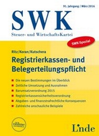 Abbildung von: SWK-Spezial Registrierkassen- und Belegerteilungspflicht - Linde