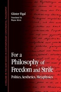 Cover: For a Philosophy of Freedom and Strife - State University of New York Press