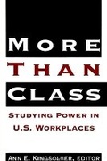 Cover: More Than Class - State University of New York Press