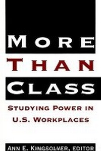 Enlarge image Cover: More Than Class - State University of New York Press