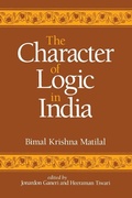 Cover: The Character of Logic in India - State University of New York Press