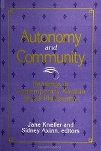 Enlarge image Cover: Autonomy and Community - State University of New York Press
