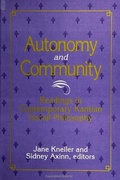Cover: Autonomy and Community - State University of New York Press