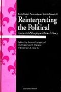 Cover: Reinterpreting the Political - State University of New York Press