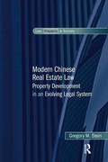 Cover: Modern Chinese Real Estate Law - Routledge