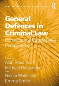 Cover: General Defences in Criminal Law - Routledge