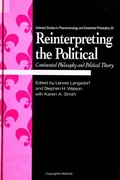 Cover: Reinterpreting the Political - State University of New York Press