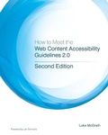 Cover: How to Meet the Web Content Accessibility Guidelines 2.0 - Blurb