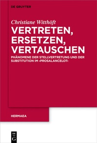 Enlarge image Cover: Vertreten, Ersetzen, Vertauschen - De Gruyter