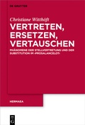 Cover: Vertreten, Ersetzen, Vertauschen - De Gruyter