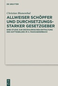 Cover: Allweiser Sch&ouml;pfer und durchsetzungsstarker Gesetzgeber - De Gruyter