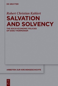Bild vergrößern Bild: Salvation and Solvency - De Gruyter