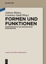 Cover: Formen und Funktionen - De Gruyter